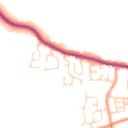 Daytime road noise heatmap for HU12 9QW