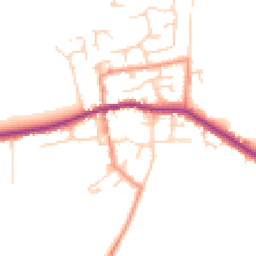 Daytime road noise heatmap for HU12 9QZ