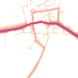 Daytime road noise heatmap for HU12 9RP