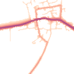 Daytime road noise heatmap for HU12 9RW