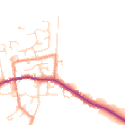 Daytime road noise heatmap for HU12 9RZ