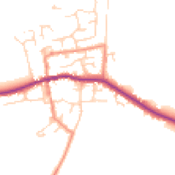 Daytime road noise heatmap for HU12 9SJ