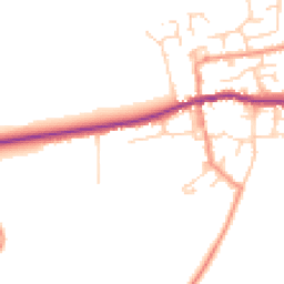Daytime road noise heatmap for HU12 9SQ