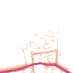 Daytime road noise heatmap for HU12 9TA