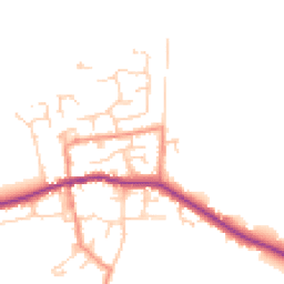 Daytime road noise heatmap for HU12 9TS