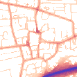 Daytime road noise heatmap for HU13 0AD