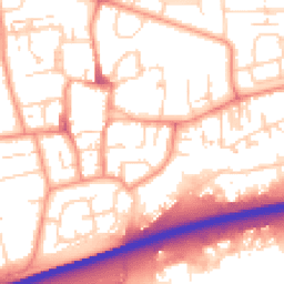 Daytime road noise heatmap for HU13 0AJ