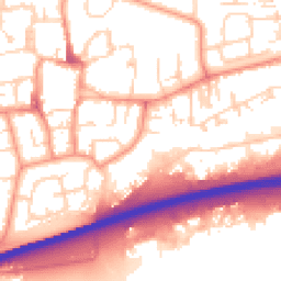 Daytime road noise heatmap for HU13 0AR