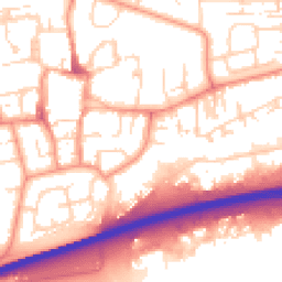 Daytime road noise heatmap for HU13 0AS