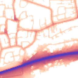 Daytime road noise heatmap for HU13 0AU