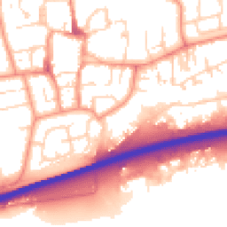 Daytime road noise heatmap for HU13 0AX