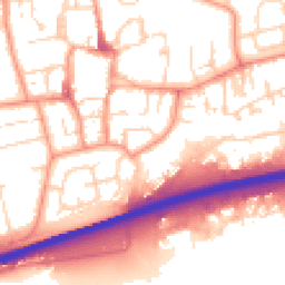 Daytime road noise heatmap for HU13 0AY