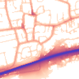 Daytime road noise heatmap for HU13 0BA