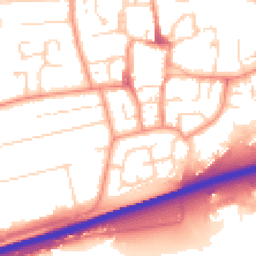 Daytime road noise heatmap for HU13 0BB
