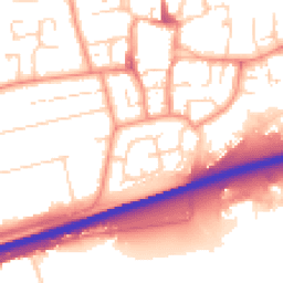 Daytime road noise heatmap for HU13 0BT