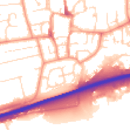 Daytime road noise heatmap for HU13 0BU