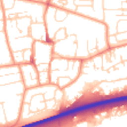 Daytime road noise heatmap for HU13 0BY