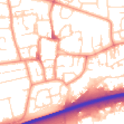 Daytime road noise heatmap for HU13 0DL
