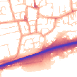 Daytime road noise heatmap for HU13 0DT