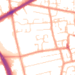 Daytime road noise heatmap for HU13 0HN