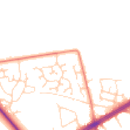 Daytime road noise heatmap for HU13 0LJ