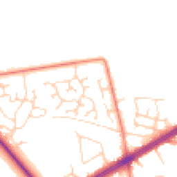 Daytime road noise heatmap for HU13 0LL