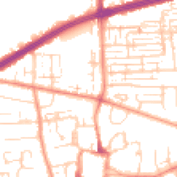 Daytime road noise heatmap for HU13 0LR