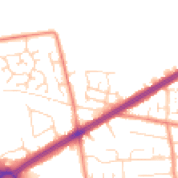 Daytime road noise heatmap for HU13 0QT