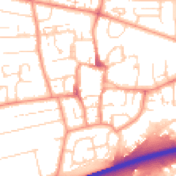 Daytime road noise heatmap for HU13 0RE