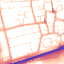 Daytime road noise heatmap for HU13 0RP