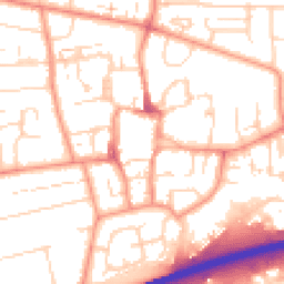 Daytime road noise heatmap for HU13 0RQ