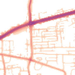 Daytime road noise heatmap for HU13 9BY
