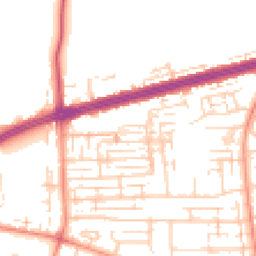 Daytime road noise heatmap for HU13 9DD