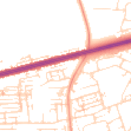 Daytime road noise heatmap for HU13 9HH