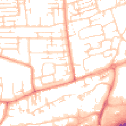 Daytime road noise heatmap for HU13 9JS