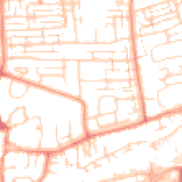 Daytime road noise heatmap for HU13 9JY