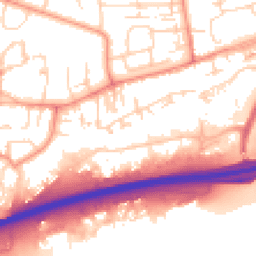 Daytime road noise heatmap for HU13 9LY