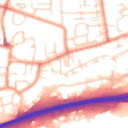 Daytime road noise heatmap for HU13 9ND
