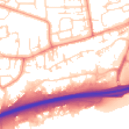 Daytime road noise heatmap for HU13 9NY