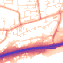 Daytime road noise heatmap for HU13 9QD