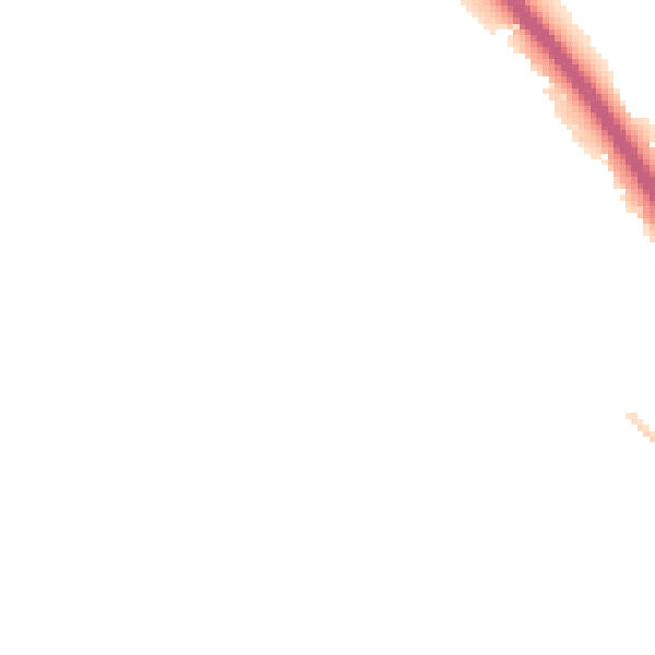 Night-time road noise heatmap for HU15 1LN