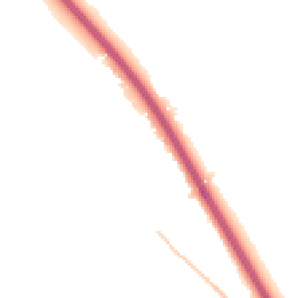 Night-time road noise heatmap for HU15 1LU