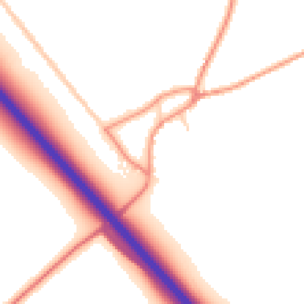 Daytime road noise heatmap for HU15 1QH