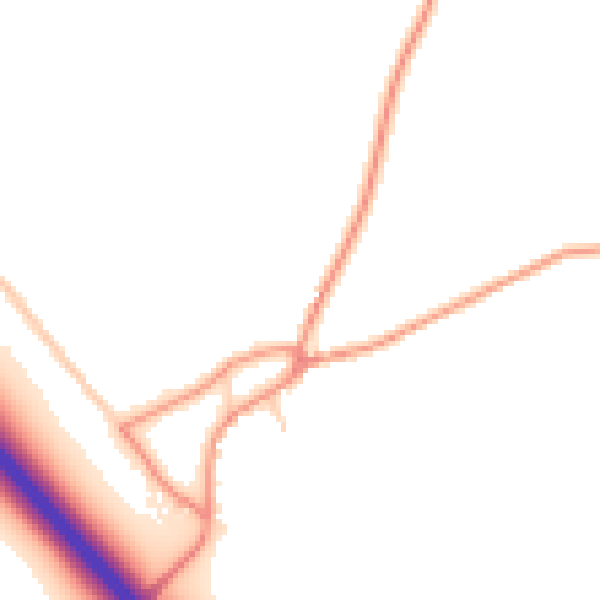 Daytime road noise heatmap for HU15 1QN
