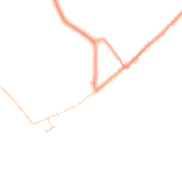 Daytime road noise heatmap for HU15 1RJ