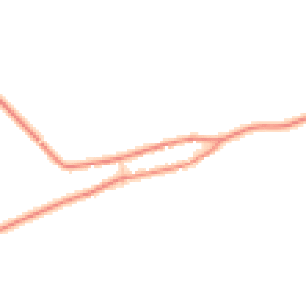 Daytime road noise heatmap for HU15 2AP
