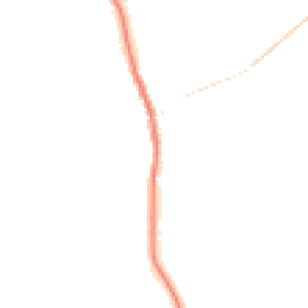 Night-time road noise heatmap for HU15 2BS