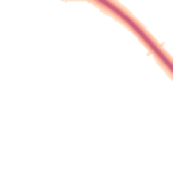 Night-time road noise heatmap for HU15 2DD