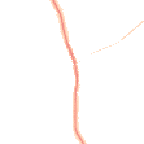 Night-time road noise heatmap for HU15 2EE