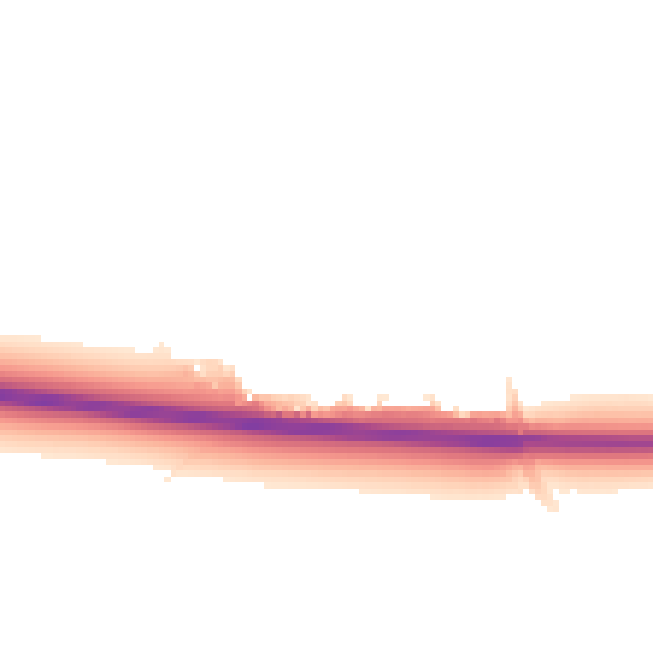 Night-time road noise heatmap for HU15 2HF